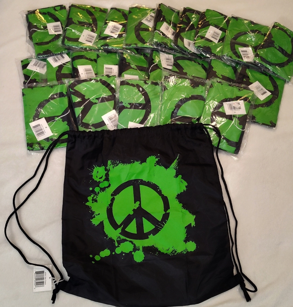 NWT! 25ct Peace ✌️ Cinch Bags (Bundle Of 25)